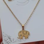 ref082 fio dourado elefante